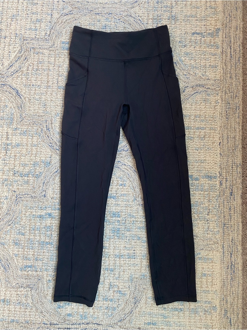 lululemon black leggings size 4